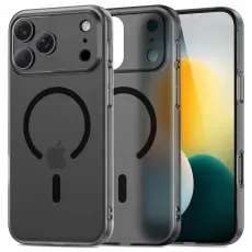Tech-Protect iPhone 17 Pro Skal MagSafe MagSlim Matt Svart