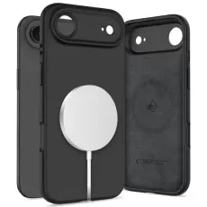 Tech-Protect iPhone Air Skal MagSafe Silicone Svart