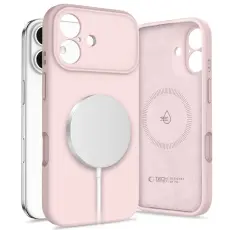 Tech-Protect iPhone 17 Skal MagSafe Silicone Pink Pearl