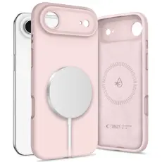Tech-Protect iPhone Air Skal MagSafe Silicone Pink Pearl