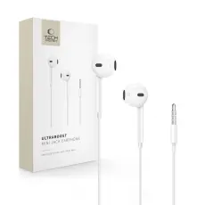 Tech-Protect In-Ear Hörlurar Mini Jack UltraBoost Vit