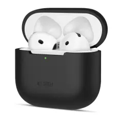 Tech-Protect AirPods 4 Skal Silikon Svart