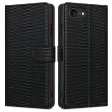 Tech-Protect iPhone 16e Fodral Wallet RS Svart / Röd