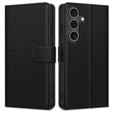 Tech-Protect Smsung Galaxy S25 Fodral Wallet RS Svart / Röd