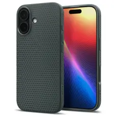 Spigen iPhone 17 Skal Liquid Air Abyss Green