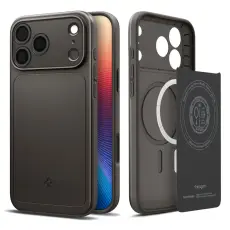 Spigen iPhone 17 Pro Skal MagSafe Thin Fit Gunmetal