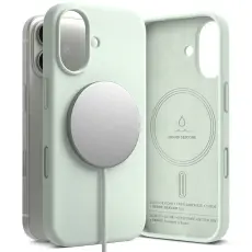 Ringke iPhone 17 Skal MagSafe Silikon Soft Mint