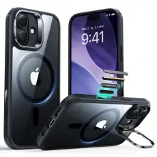 ESR iPhone 17 Skal MagSafe Classic Kickstand Transparent/Svart