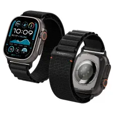 Spigen Apple Watch 42/44/45/46/49 mm Armband Svart