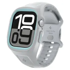 Spigen Apple Watch 11 / 10 46 mm Skal / Armband Liquid Air Pro Grå