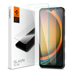 Spigen Galaxy Xcover 7 / 7 Pro 2-PACK Sk&auml;rmskydd GLAS.tR Slim