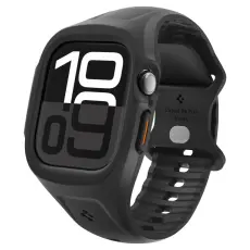 Spigen Apple Watch 11 / 10 46 mm Skal/Armband Liquid Air Matt Svart
