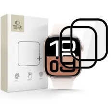 Tech-Protect Apple Watch 11 / 10 42 mm 2-PACK Sk&auml;rmskydd GlassFlex+