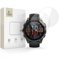 Tech-Protect Garmin Fenix 8 47 mm 2-PACK Sk&auml;rmskydd GlassFit+