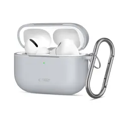 Tech-Protect AirPods Pro 3 Skal Silikon Hook Crayon Grey