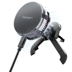 Spigen Qi2.2 Magnetisk MagSafe Billaddare Luftventil Svart