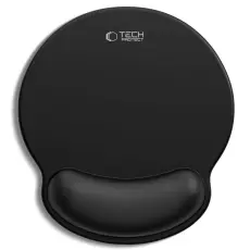 Tech-Protect Musmatta Med Handledsst&ouml;d 25x22.5 cm Svart