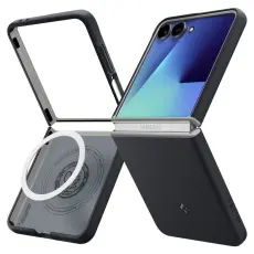 Spigen Galaxy Z Flip 7 Skal MagSafe Nano Pop Black Sesame