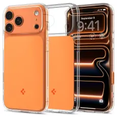 Spigen iPhone 17 Pro Skal MagSafe Ultra Hybrid "T" Glossy Orange