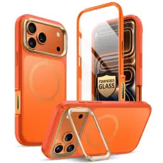 Supcase iPhone 17 Pro Max Skal MagSafe Iblsn Ares Flip Coral