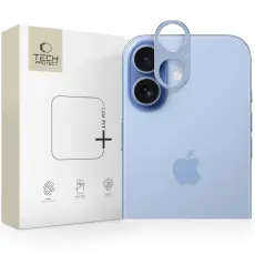 Tech-Protect iPhone 17 Linsskydd CamAlloy Fit+ Mist Blue