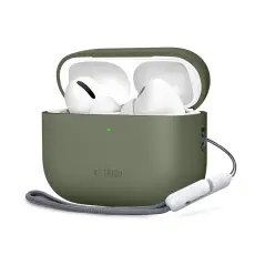 Tech-Protect AirPods Pro 3 Skal Silicone Olive Green