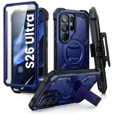Supcase Galaxy S26 Ultra Skal MagSafe Iblsn ArmorBox Clip Cobalt
