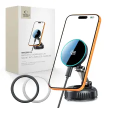 Tech-Protect 25W Qi2.2 Magnetisk MagSafe Billaddare Svart