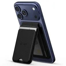 Tech-Protect Magnetisk MagSafe Korth&aring;llare MagWallet Kickstand Carbon