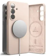 Ringke Samsung Galaxy S26 Plus Skal MagSafe Silicone Pink Sand