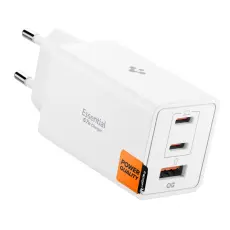 Spigen 67W V&auml;ggladdare USB-C/USB-A Essential Vit