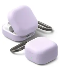 Ringke Galaxy Buds 4 / 4 Pro Skal Silikon Ljus Lila