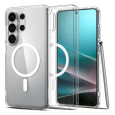Spigen Galaxy S26 Ultra Skal MagSafe Ultra Hybrid Transparent/Vit