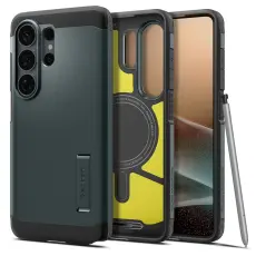 Spigen Galaxy S26 Ultra Skal MagSafe Tough Armor Abyss Green