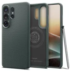 Spigen Galaxy S26 Ultra Skal MagSafe Liquid Air Abyss Green