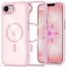 Tech-Protect iPhone 17e/16e Skal MagSafe MagMat Rosa/Transparent