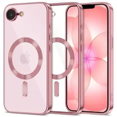 Tech-Protect iPhone 17e / 16e Skal MagSafe MagFlex Ros&eacute;guld