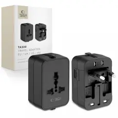 Tech-Protect Reseadapter EU / UK / US / AU Svart