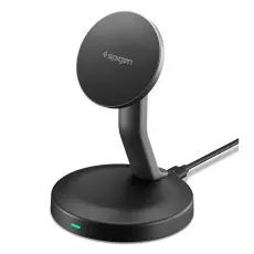 Spigen 15W Magnetisk MagSafe Laddare Essential Svart
