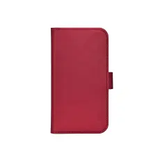 Gear iPhone 17 Pro Fodral MagSafe Läder Deep Red