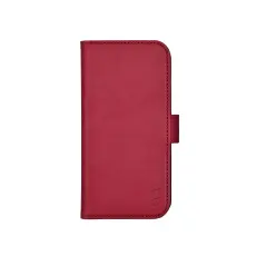 Gear iPhone 17 Fodral MagSafe Läder Deep Red