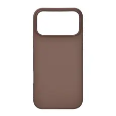 Onsala iPhone 17 Pro Max Mobilskal Med Silikonkänsla Chocolate
