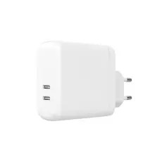 Gear Laddare 220V 2xUSB-C PD 60W Vit