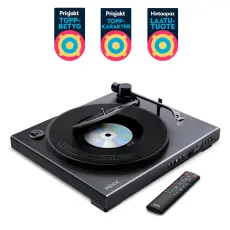 MIXX Vinyl- och CD-Spelare Analog Plus 2-in-1 Svart