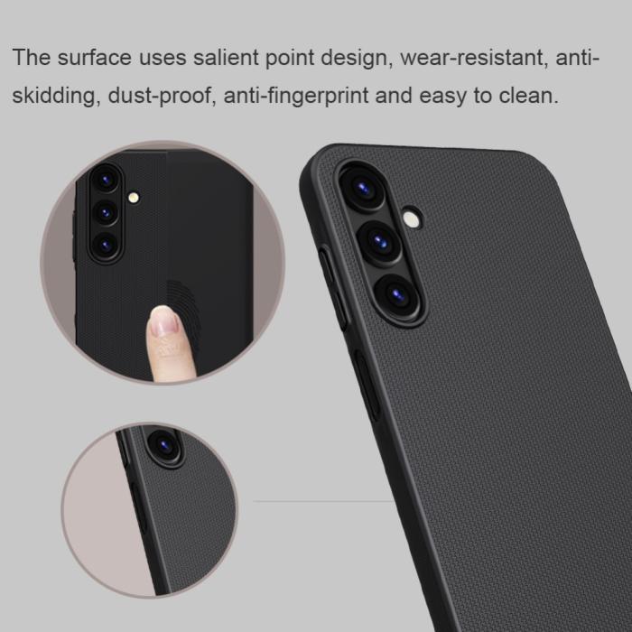 Bild 4, NILLKIN Galaxy A15 5G Skal Frosted Shield Pro Matt Blå