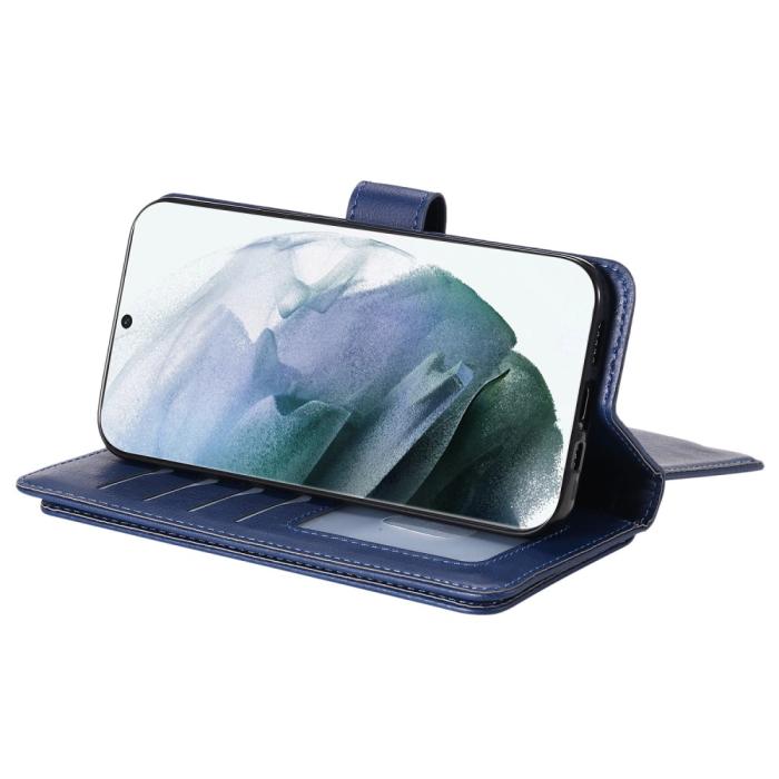 Bild 6, Samsung Galaxy S22 Ultra Fodral 10-korts Flerfack Mörk Blå
