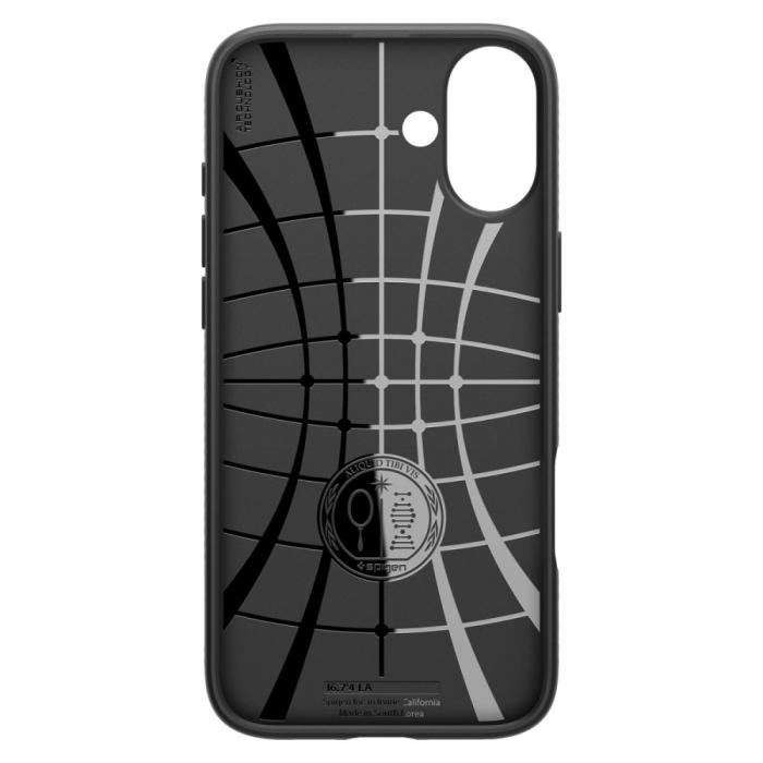 Bild 4, Spigen iPhone 16 Plus Skal Liquid Air Matt Svart
