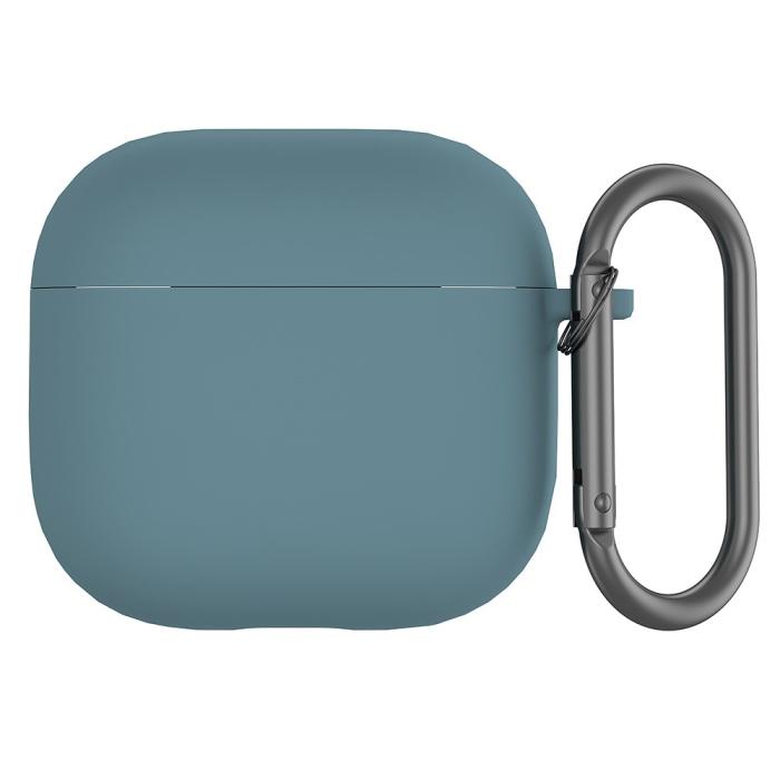 Bild 1, AirPods 4 Skal Med Karbinhake Silikon Grön