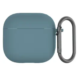 AirPods 4 Skal Med Karbinhake Silikon Grön