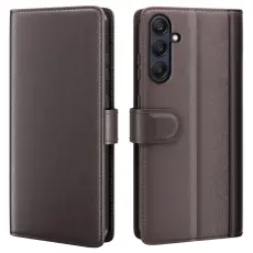 Samsung Galaxy A16 / A26 5G Fodral Premium &Auml;kta L&auml;der Brun